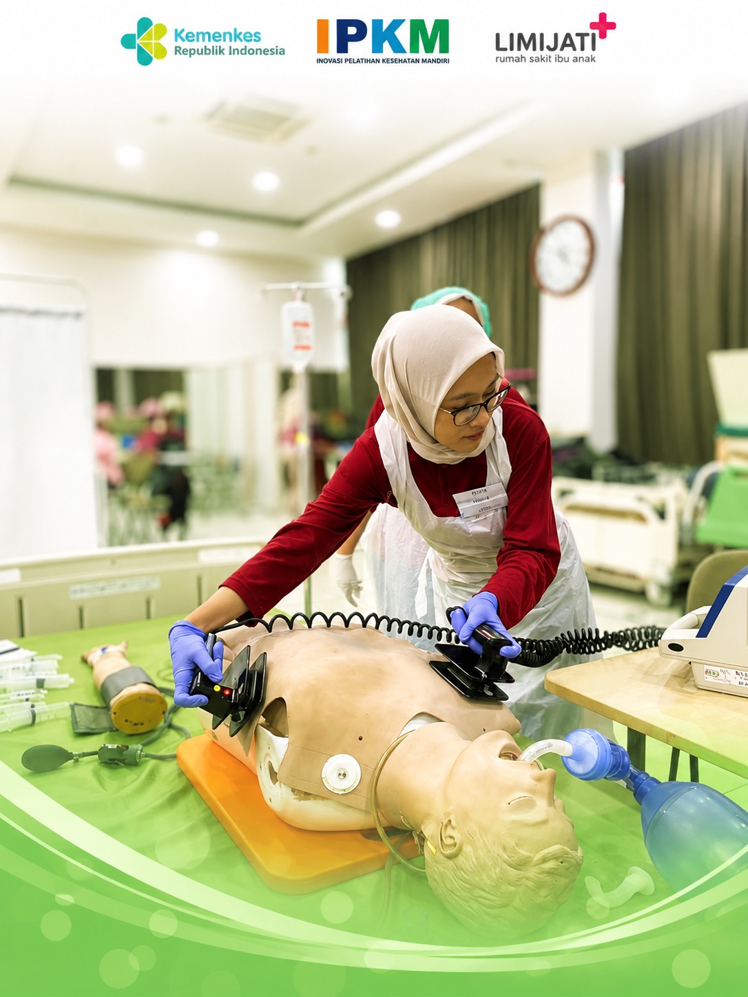 Pelatihan ACLS Bersama Rumah Sakit Ibu dan Anak Limijati Kota Bandung Provinsi Jawa Barat