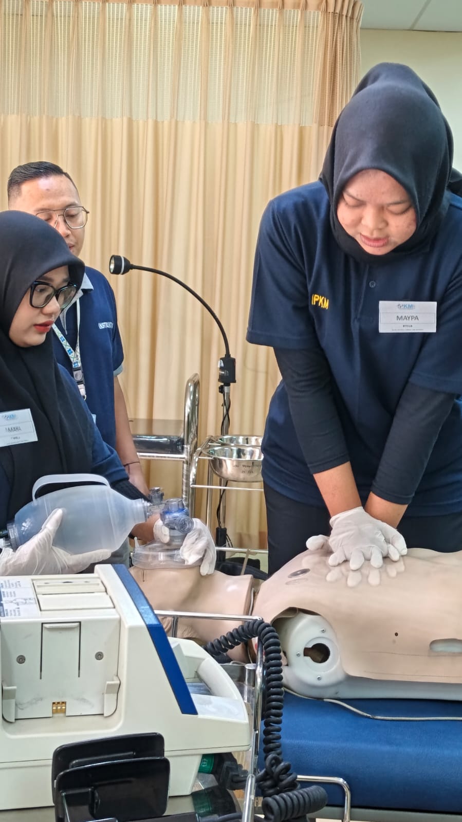 Pelatihan BTCLS PT IPKM Bandung Bekerjasama dengan Poltekes Kemenkes Jakarta 1