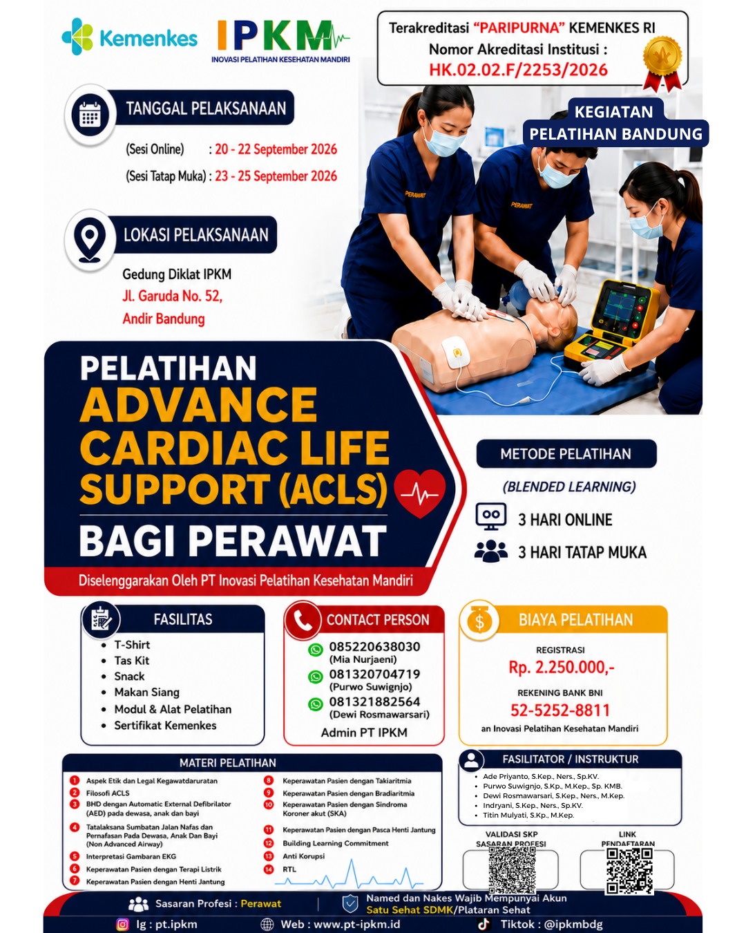 🚨ACLS TRAINING BAGI PERAWAT!!